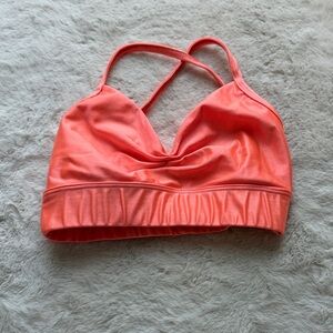 Kids Coral Sports Bra